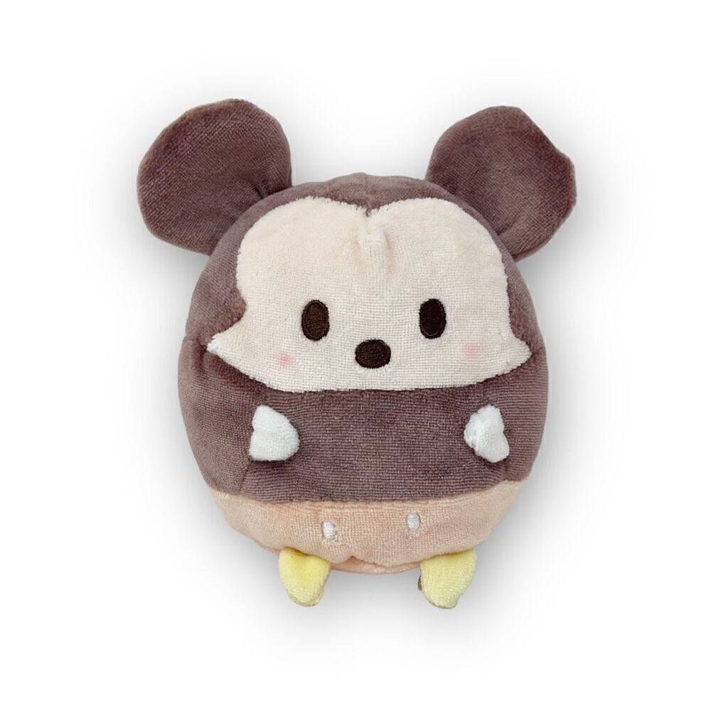Disney Mickey Mouse Ufufy Stuffed Plush Small 4" Good Used Condition